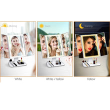 Load image into Gallery viewer, Styleberry High-Definition Trifold LED Makeup Vanity Mirror
