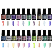 Load image into Gallery viewer, 24 Piece Gel Nail Polish Kit with 168W UV Lamp