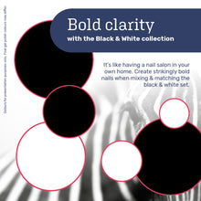 Load image into Gallery viewer, 2 Piece Gel Nail Polish Kit - Black and White