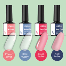 Load image into Gallery viewer, Gel Polish Set 6 Colours with 5 Piece Essential Set