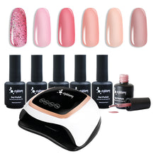 Load image into Gallery viewer, Gel Polish Set 6 Colours with 168W UV LED Lamp