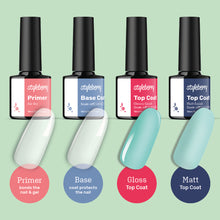 Load image into Gallery viewer, Gel Polish Set 6 Colours with 3 Piece Essential Set