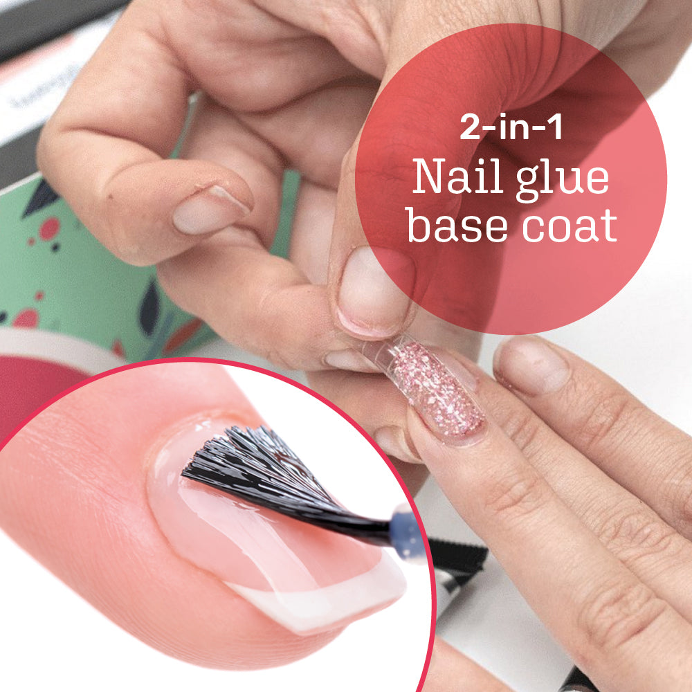 500pc Nail Tips and DIY Nail Gel Kit With 3W UV Lamp